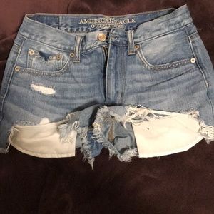 Jean cut off shorts